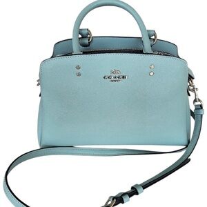 Coach Mini Lillie Carryall crossbody shoulder light blue Bag